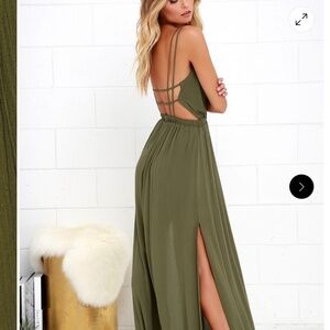 Lulu's lost in paradise Backless Dress size XS